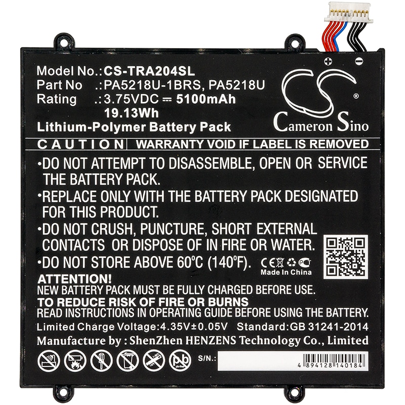 Batteri til nettbrett for Toshiba Excite A204, Excite A204 AT10-B