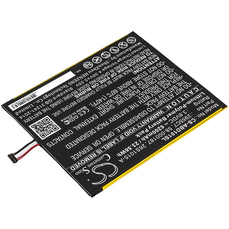 Batteri til nettbrett for Amazon Kindle Fire HD 10.1, Kindle Fire HD 10.1 7th