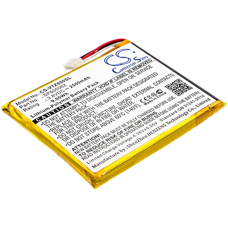 Batteri til nettbrett for VTech KidiBuzz, 80-169500