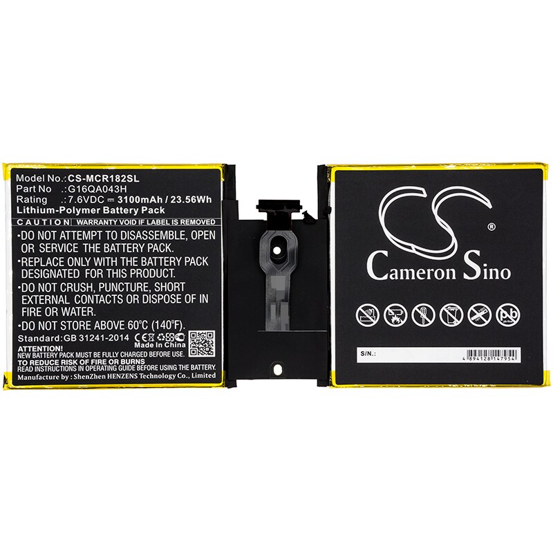 Nettbrettbatteri for Microsoft Surface Go, 4415Y, Surface Go 10 og andre.