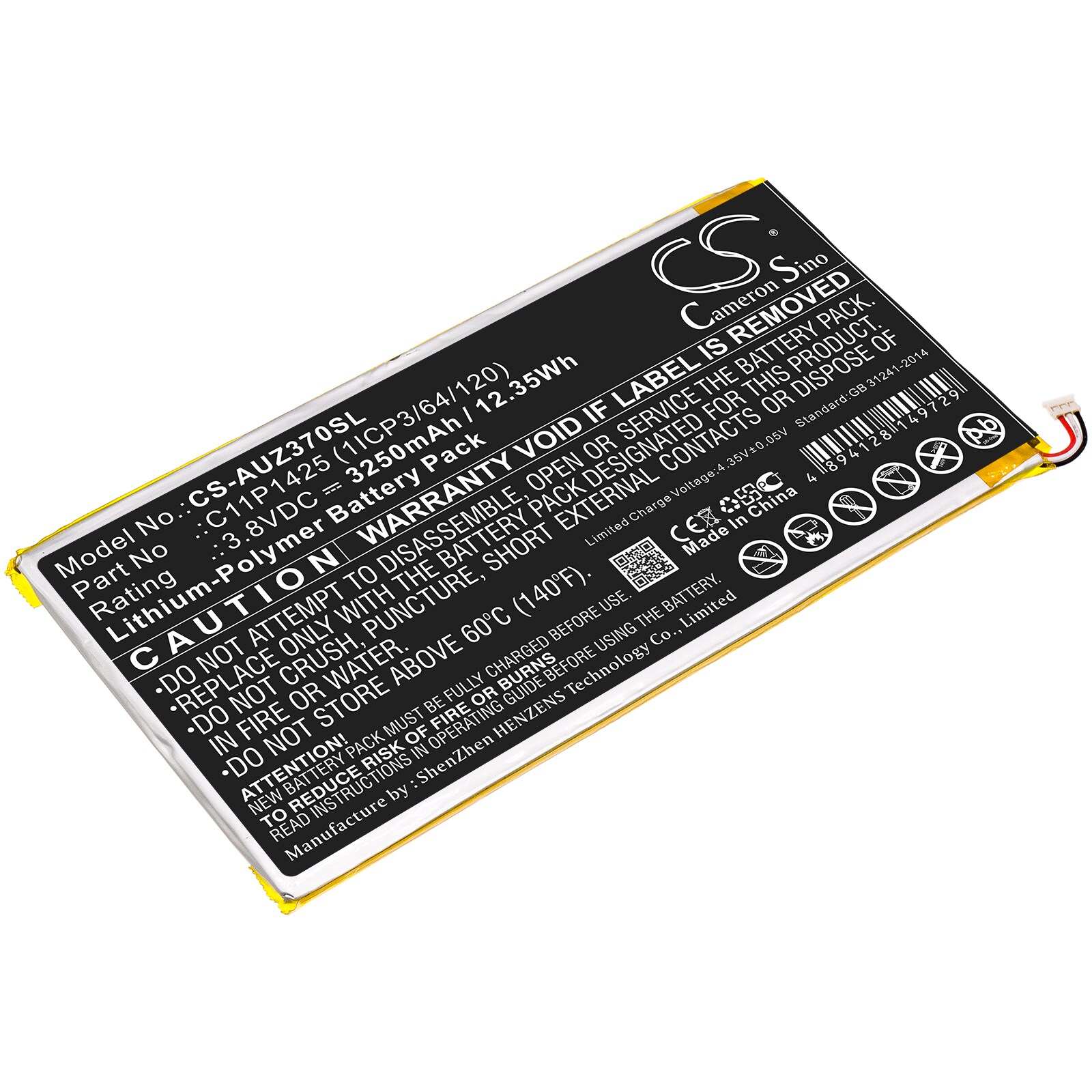 Nettbrettbatteri for Asus ZenPad 7.0 Z370C, ZenPad M700KL, Z370KL 1B og andre.