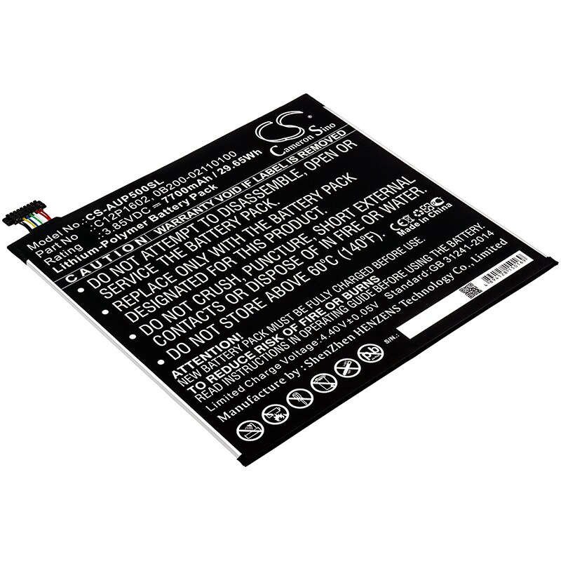 Nettbrettbatteri for Asus ZenPad 3S 10 LTE, Z500KL, ZenPad Z10 og andre.
