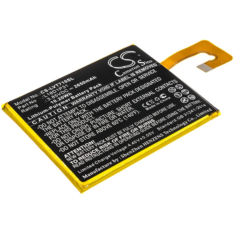 Batteri til nettbrett for Lenovo TAB E7, TB-7104F