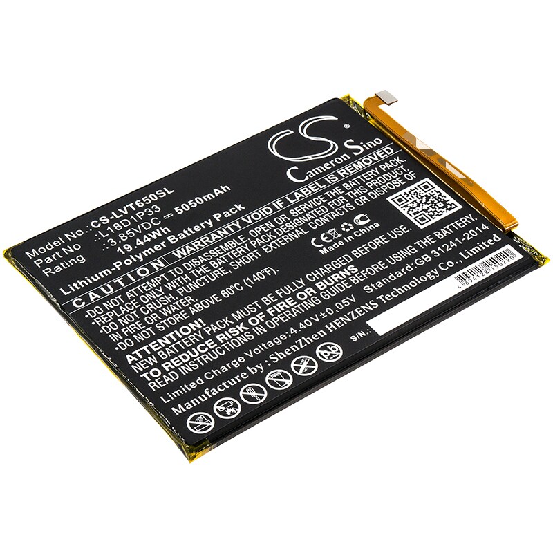 Batteri til nettbrett for Lenovo Tab V7, PB-6505M