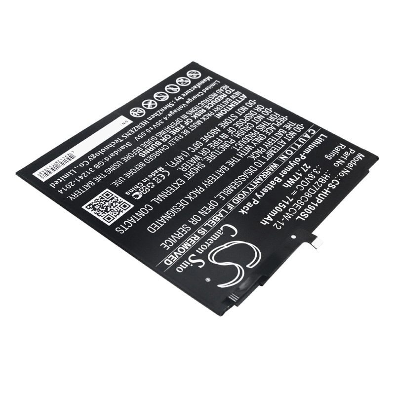 Batteri til nettbrett for Huawei MatePad Pro, MRX-AL09, MRX-AL19 og andre.