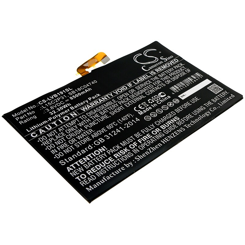 Batteri til nettbrett for Lenovo Yoga Book, YB1-X91F, Yoga Book YB1-X91F(ZA15) og andre.