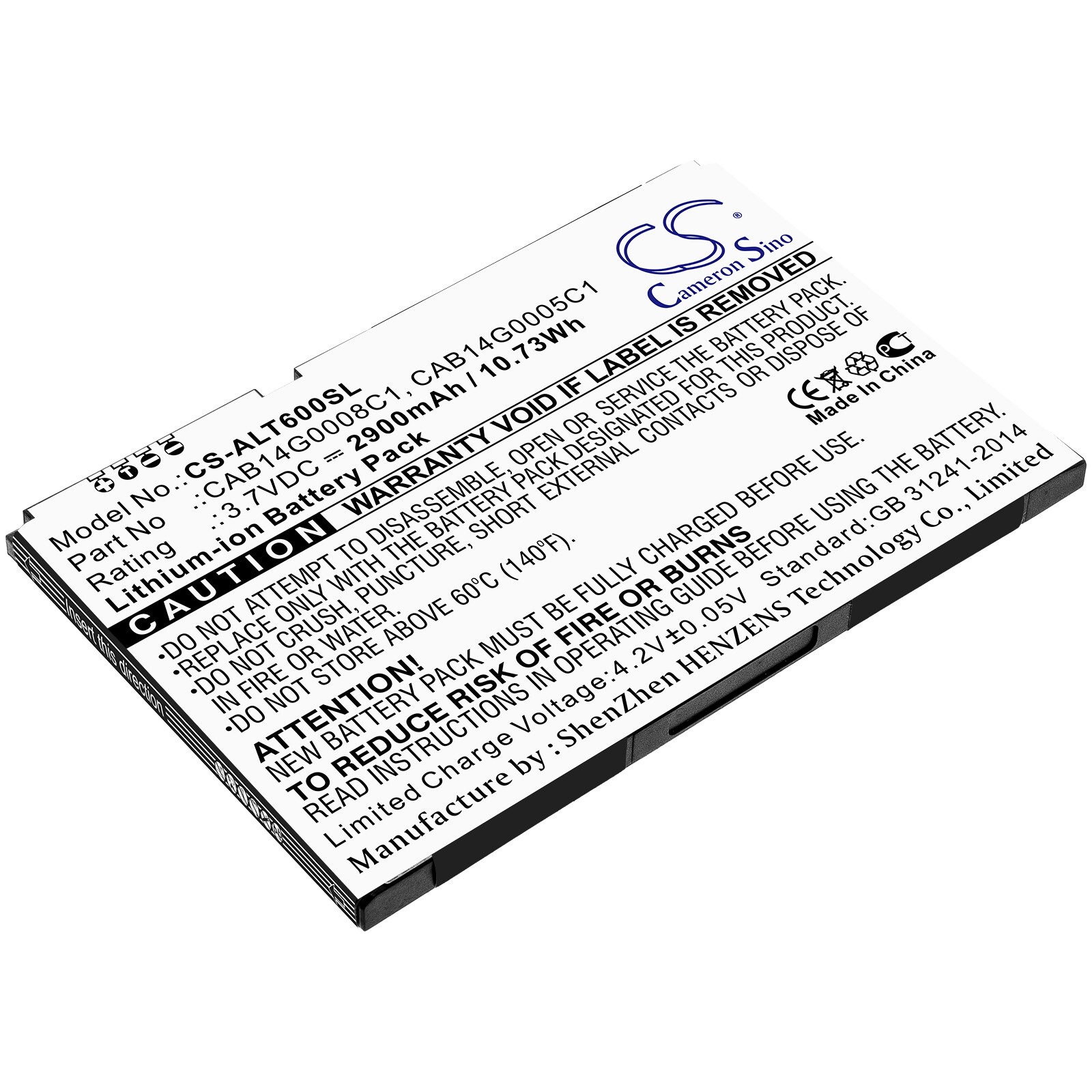 Nettbrettbatteri for Alcatel One Touch T60, OT-T60