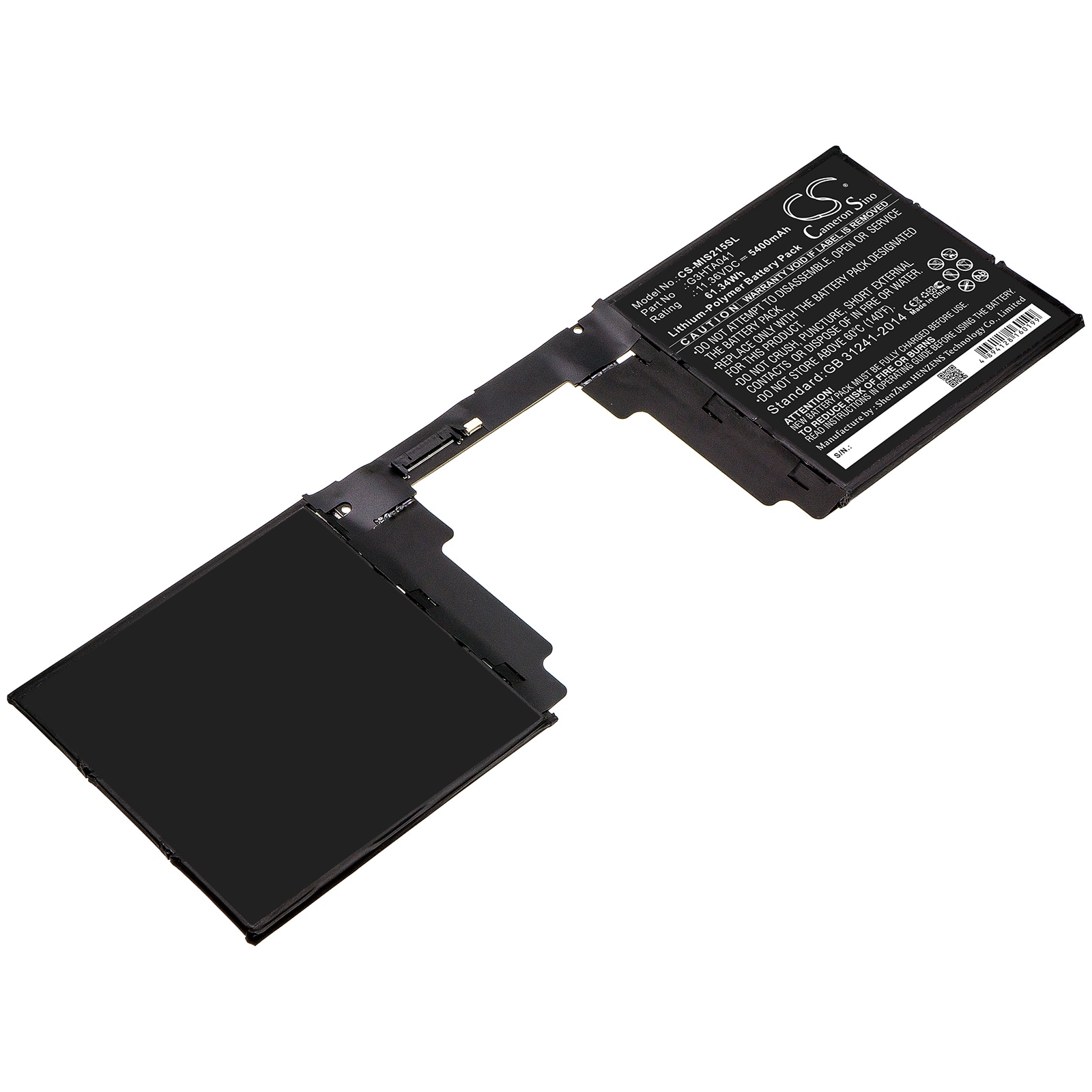 Batteri til nettbrett for Microsoft Surface book 2 1793 15
