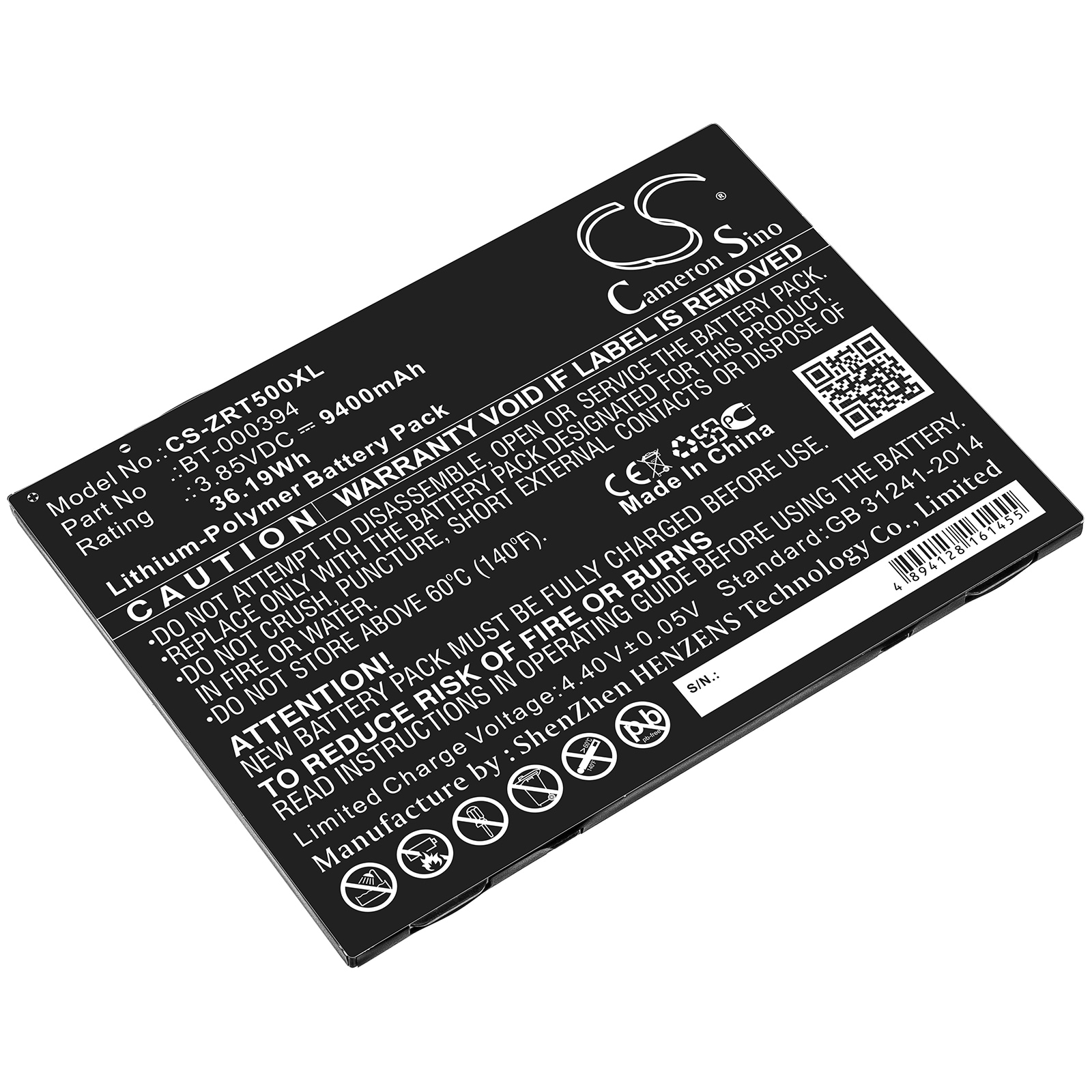 Batteri til nettbrett for Zebra ET51, ET56