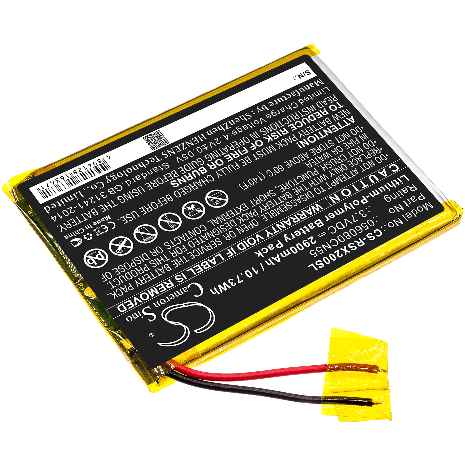 Batteri til nettbrett for Oregon Scientific Meep, Meep X2, OP0118-13