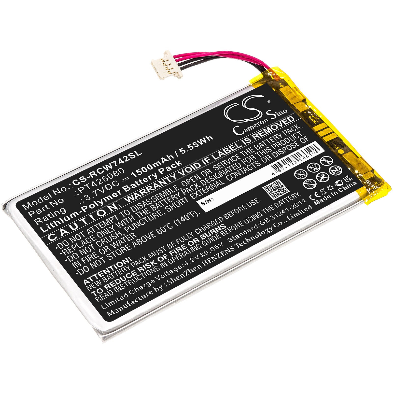 Batteri til nettbrett for RCA Voyager II 7", T6873w42, RCT6773W22 etc.