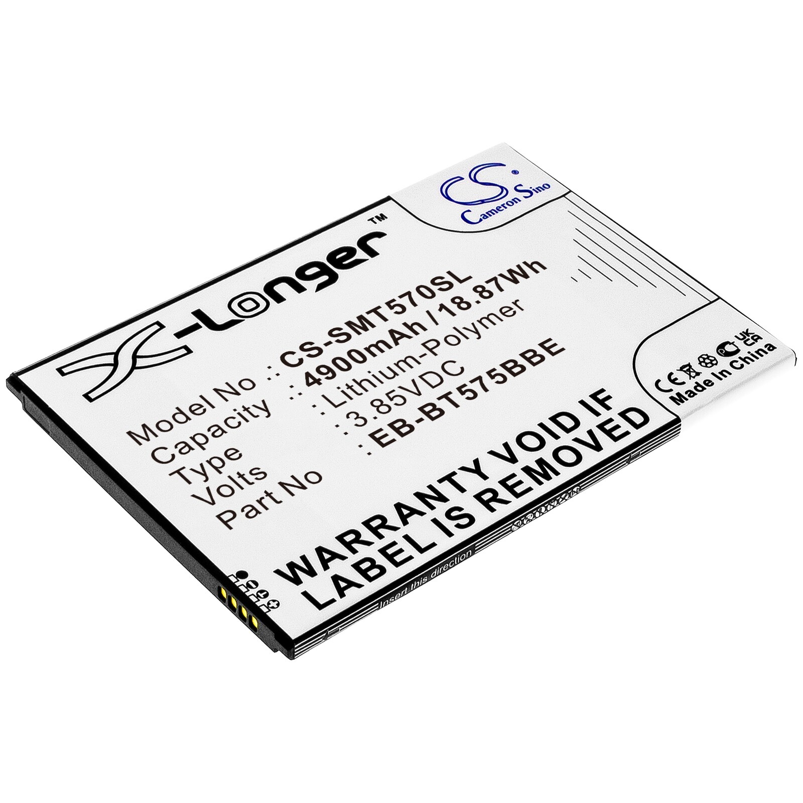 Batteri til nettbrett for Samsung Galaxy Tab Active 3, Galaxy Tab Active 3 8.0 og andre.