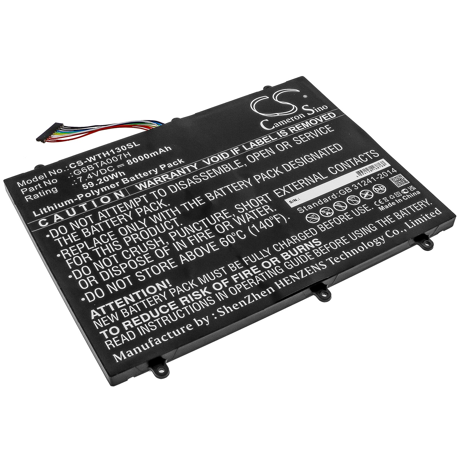 Nettbrettbatteri for Wacom Cintiq Companion 2, DTH-W1300
