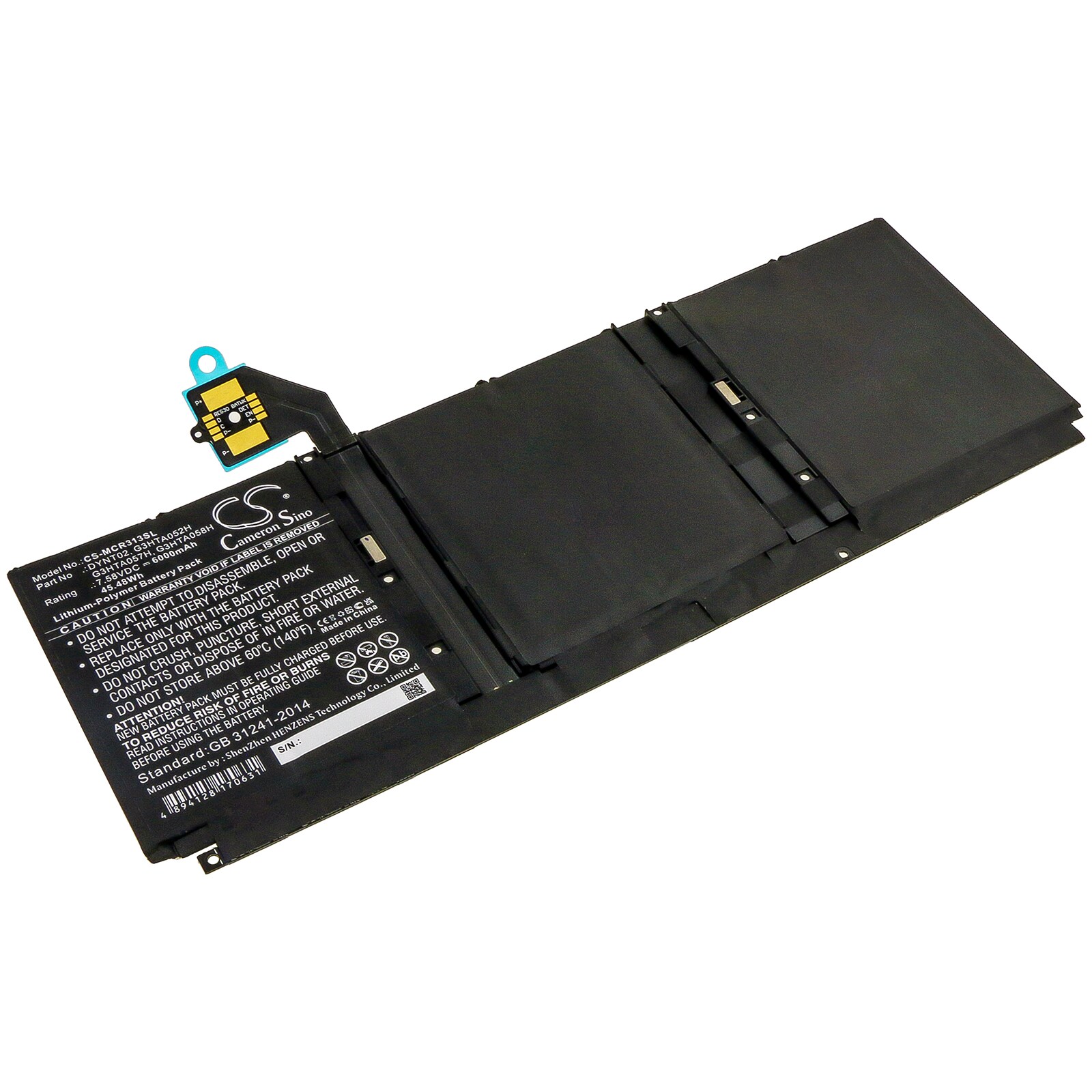 Batteri til nettbrett for Microsoft Surface Book 3 13 Core i5-1035G7 og andre.