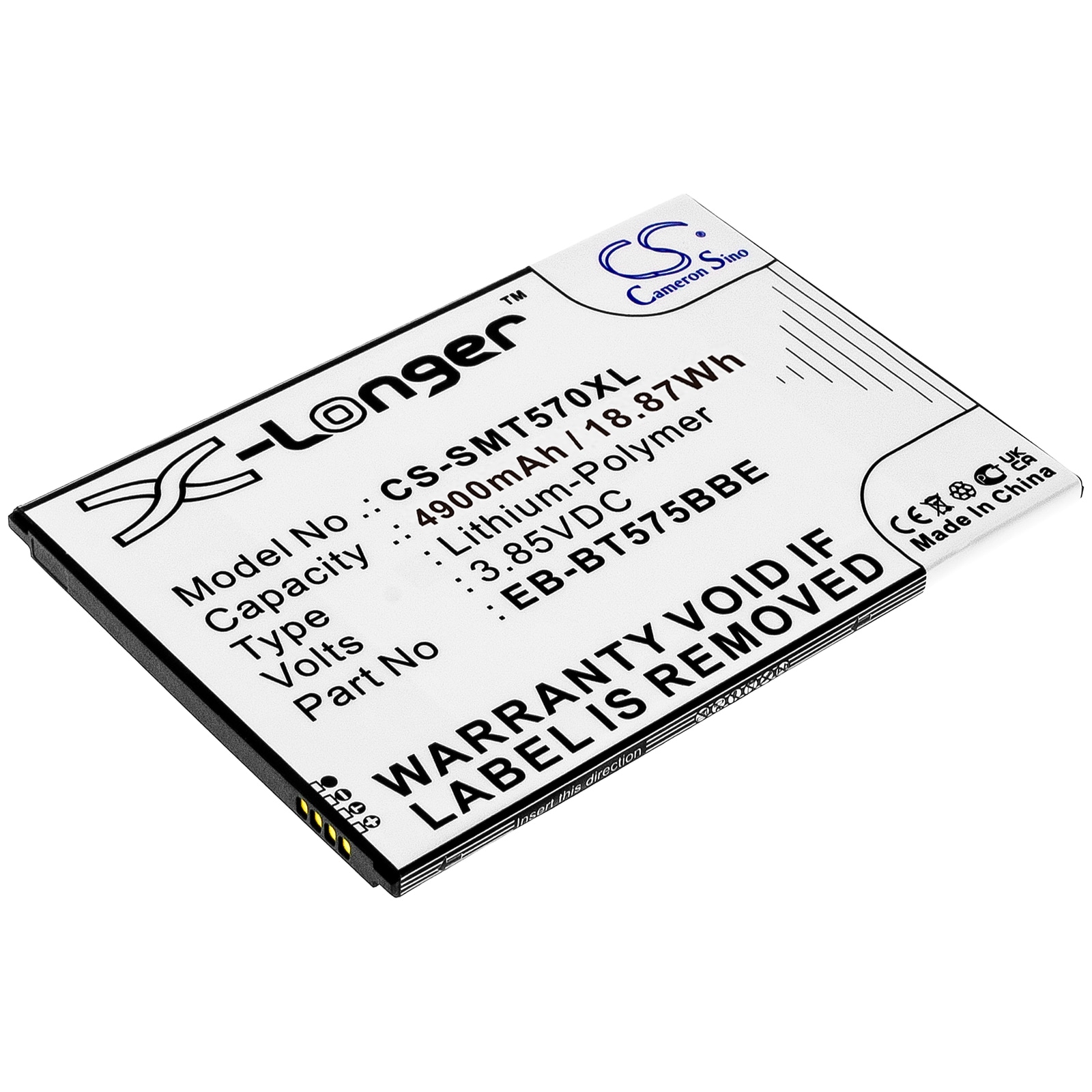 Batteri til nettbrett for Samsung Galaxy Tab Active 3, Galaxy Tab Active 3 8.0 og andre.