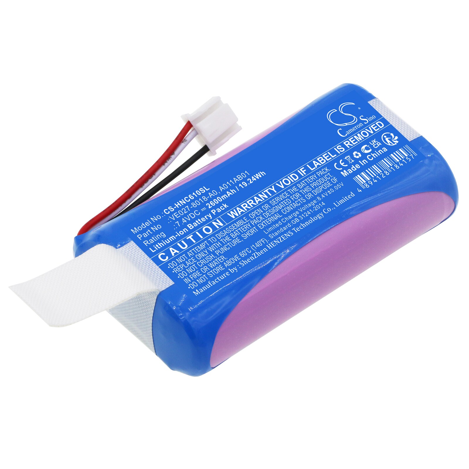 Batteri til nettbrett for Intermec CV61, CV61A, 1011CM01