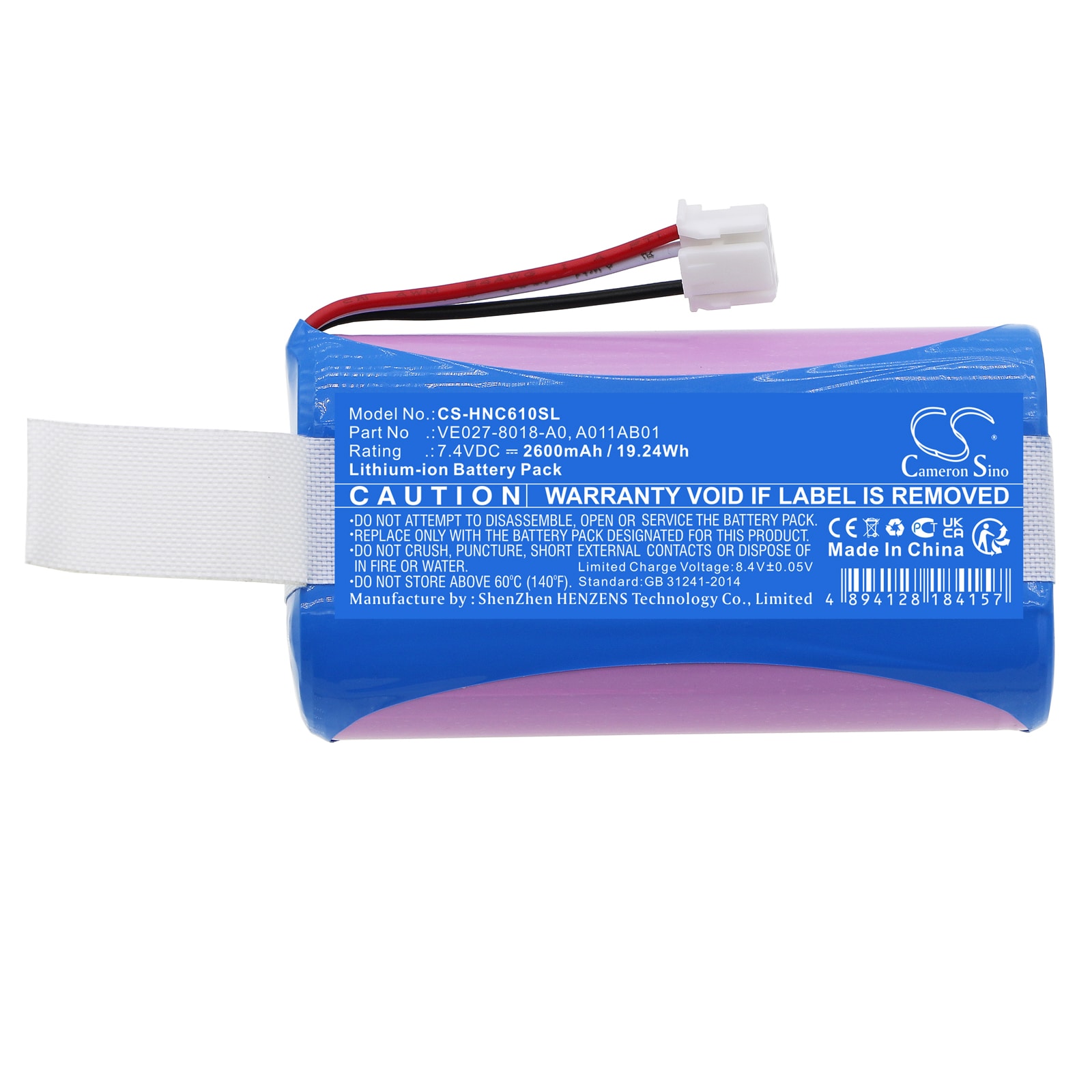 Batteri til nettbrett for Intermec CV61, CV61A, 1011CM01