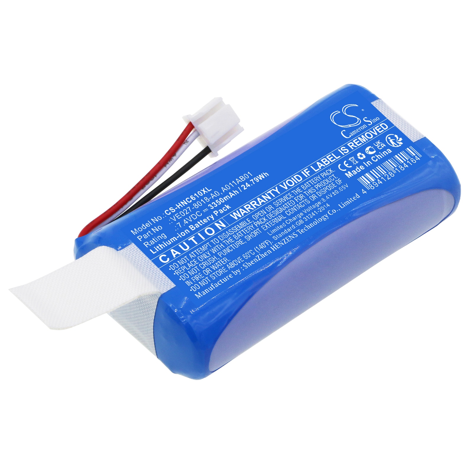 Batteri til nettbrett for Intermec CV61, CV61A, 1011CM01