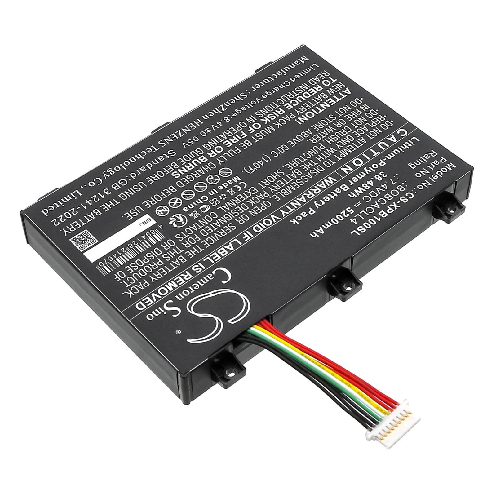 Batteri til nettbrett for Xplore Bobcat Rugged IX101B1-nettbrett, XSlate B10 og andre.