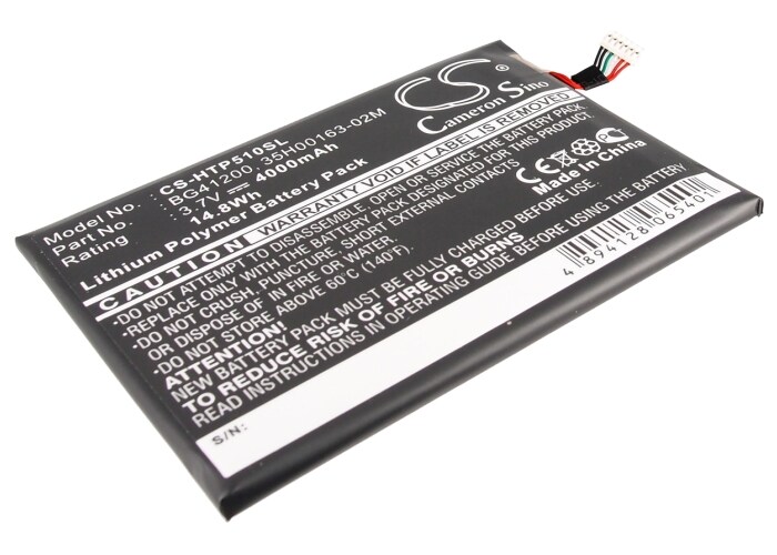 Nettbrettbatteri for HTC Flyer, P510E, EVO View 4G