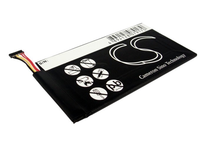 Batteri til nettbrett for Google Nexus 7, Nexus 7 8 GB, Nexus 7 16 GB og andre.