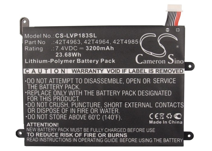 Nettbrettbatteri for Lenovo ThinkPad 1838, ThinkPad 1838 10.1 og andre.
