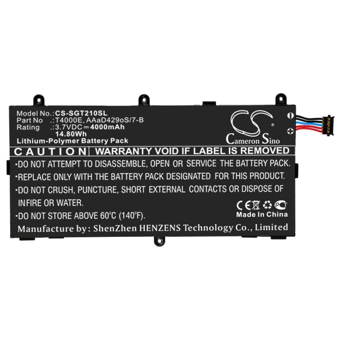 Batteri til nettbrett for Samsung Galaxy Tab3 7.0, SM-T210, SM-T211 og andre.