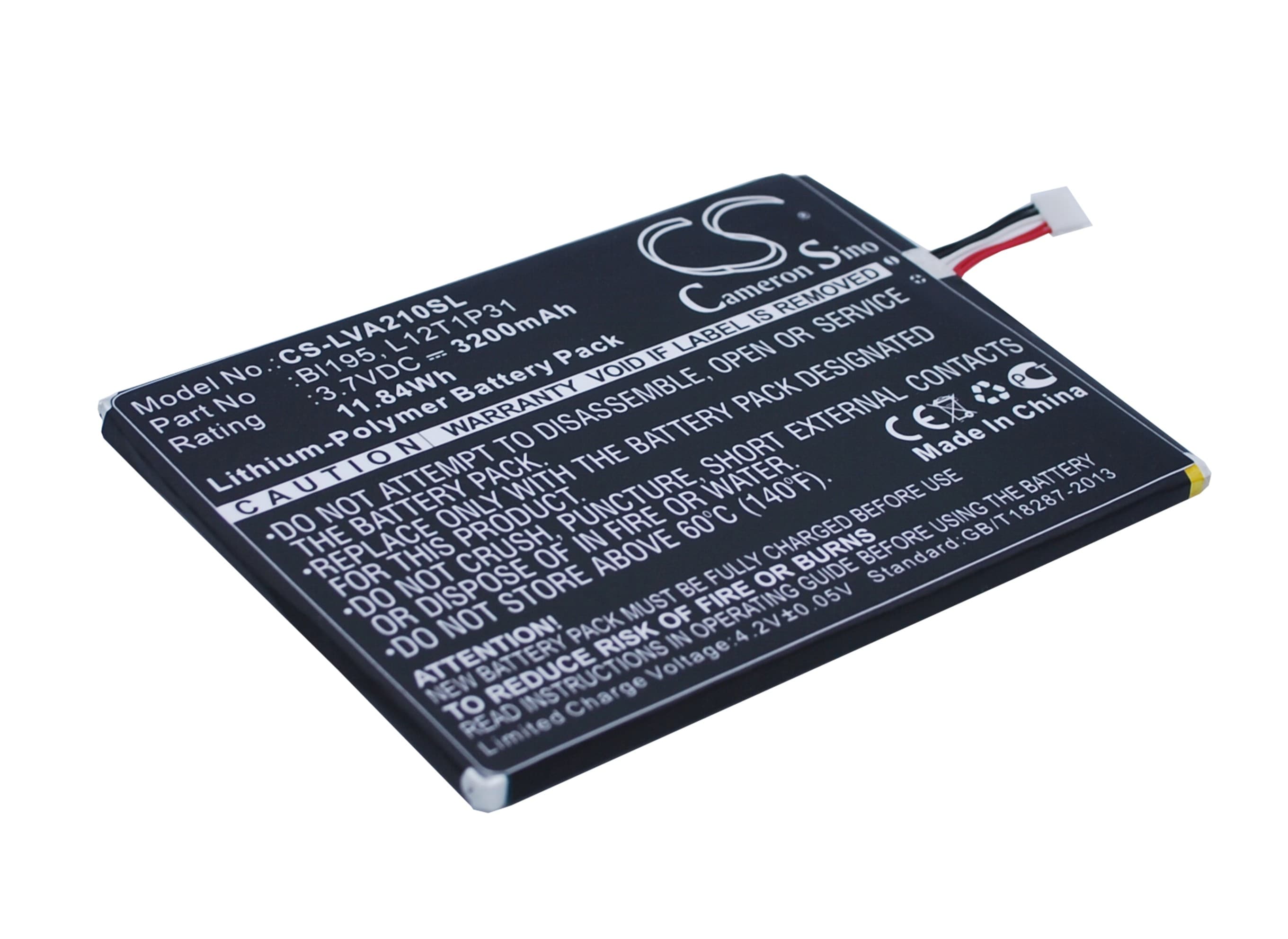 Batteri til nettbrett for Lenovo A2107, A2207, A2 og andre.