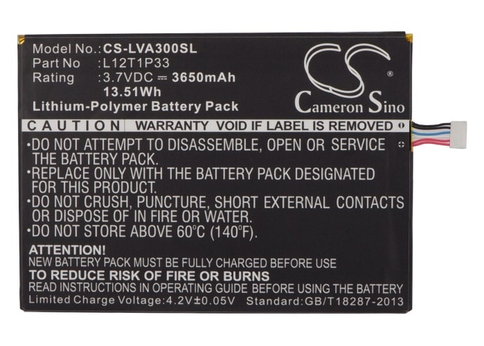 Nettbrettbatteri for Lenovo IdeaPad A3000, IdeaPad A3000-H, Ideapad A1010 og andre.
