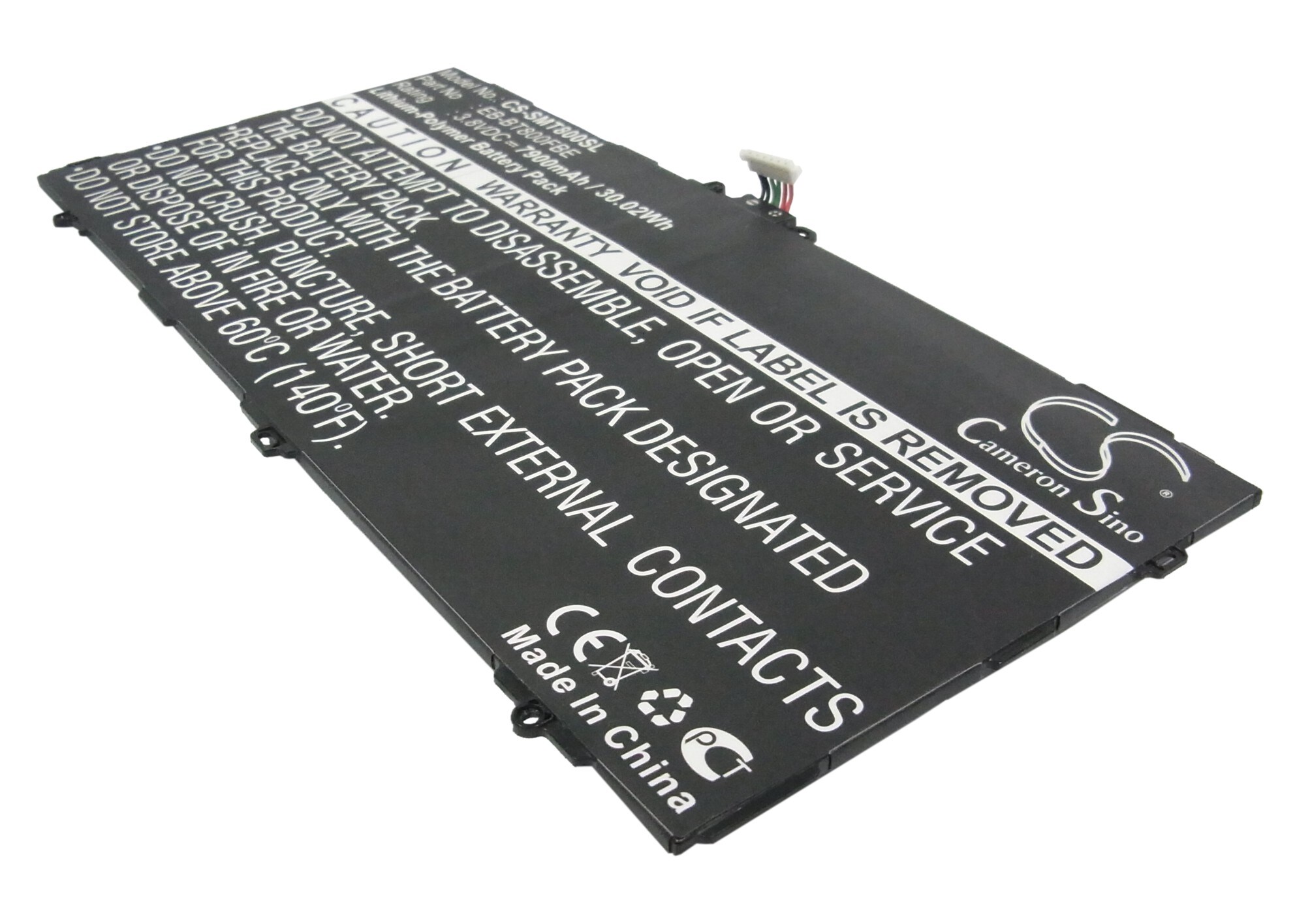 Batteri til nettbrett for Samsung SM-T800, SM-T801, SM-T805 osv.