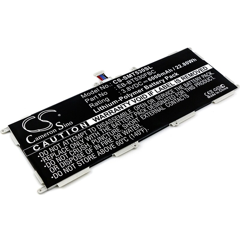 Batteri til nettbrett for Samsung SM-T530, SM-T537, SM-T537R4 og andre.