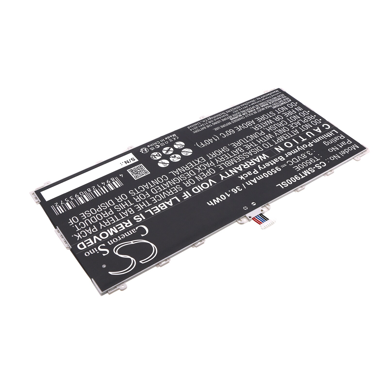 Batteri til nettbrett for Samsung SM-T900, SM-T905, Galaxy TabPRO 12.2 og andre.