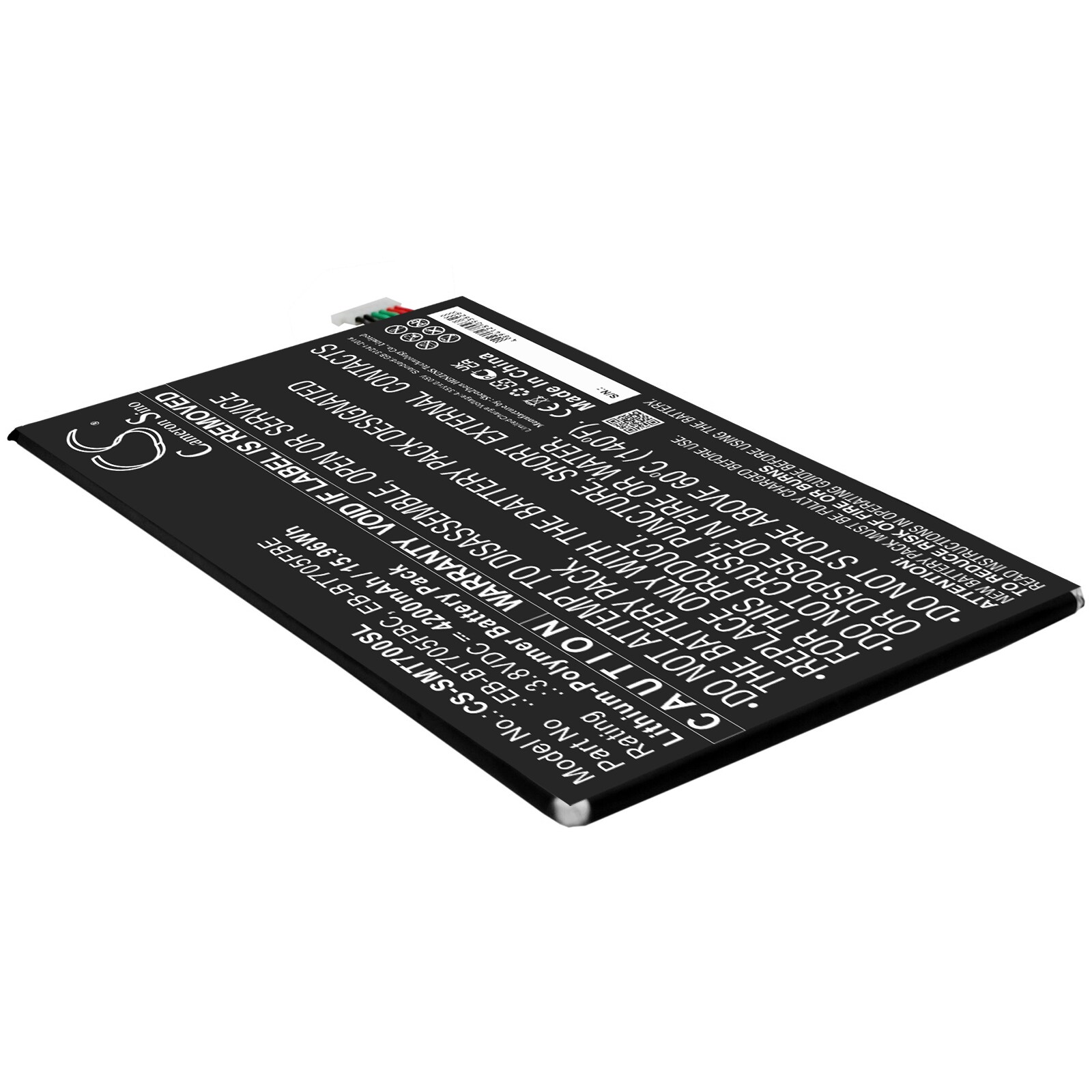 Batteri til nettbrett for Samsung Galaxy Tab S 8.4, SM-T700, SM-T705 og andre.