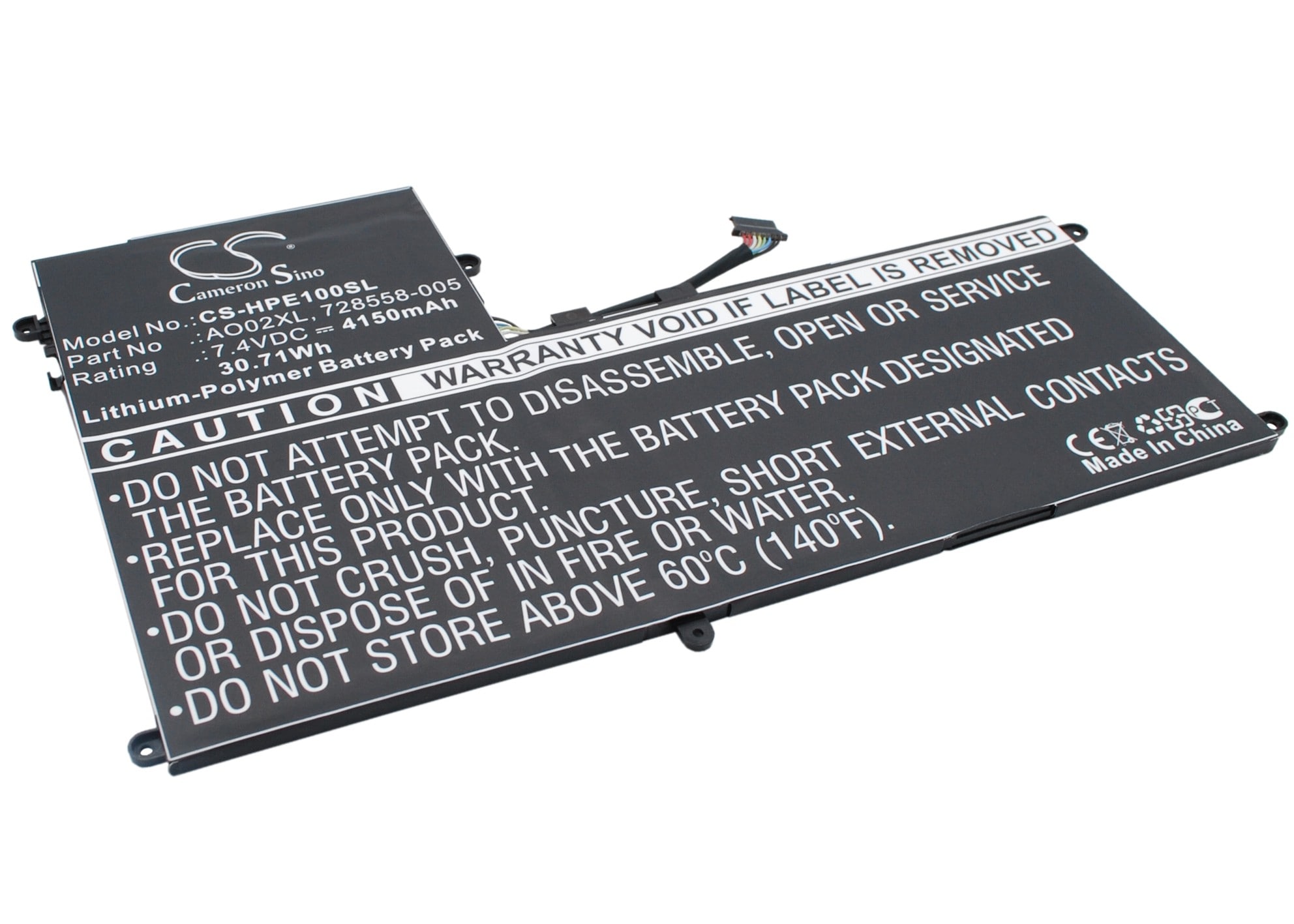Nettbrettbatteri for HP ElitePad 1000, ElitePad 1000 G2, F1Q77EA og andre