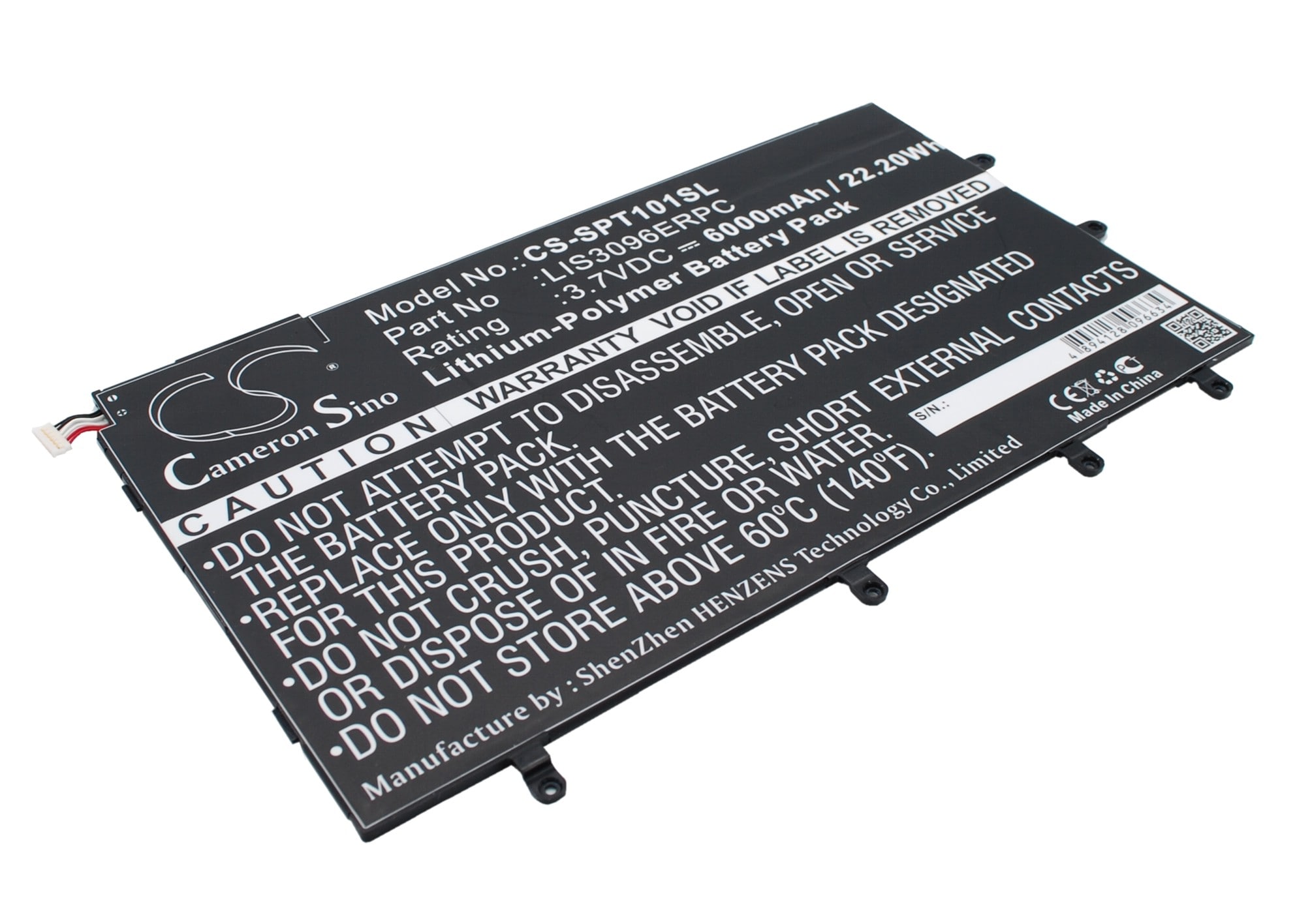 Batteri til nettbrett for Sony Xperia Tablet Z 10.1", SO-03E, Xperia Tablet Z og andre.
