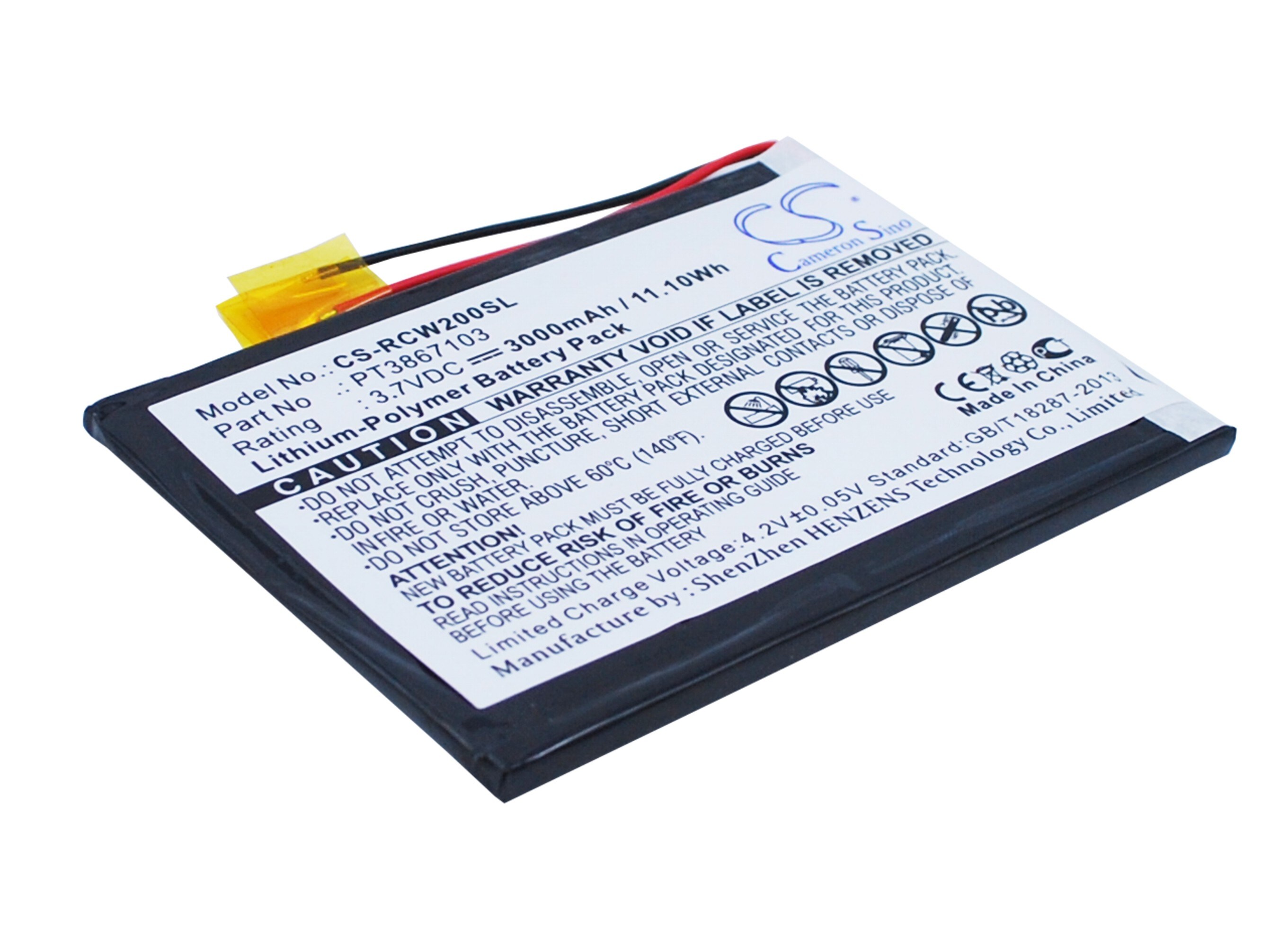 Batteri til nettbrett for RCA RCT6077W2