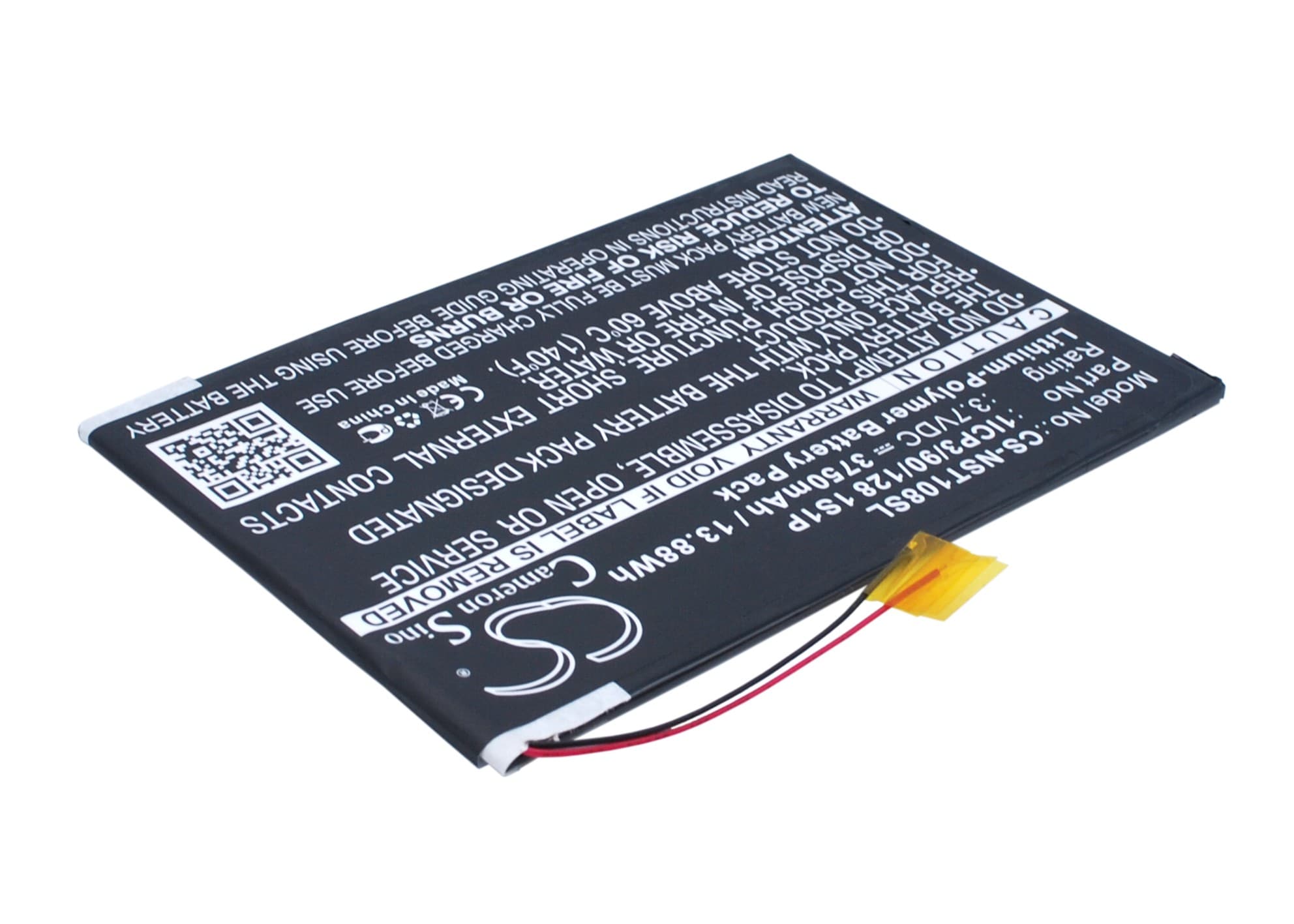 Batteri til nettbrett for Nuvision Nuvision 10,1", TM1088C