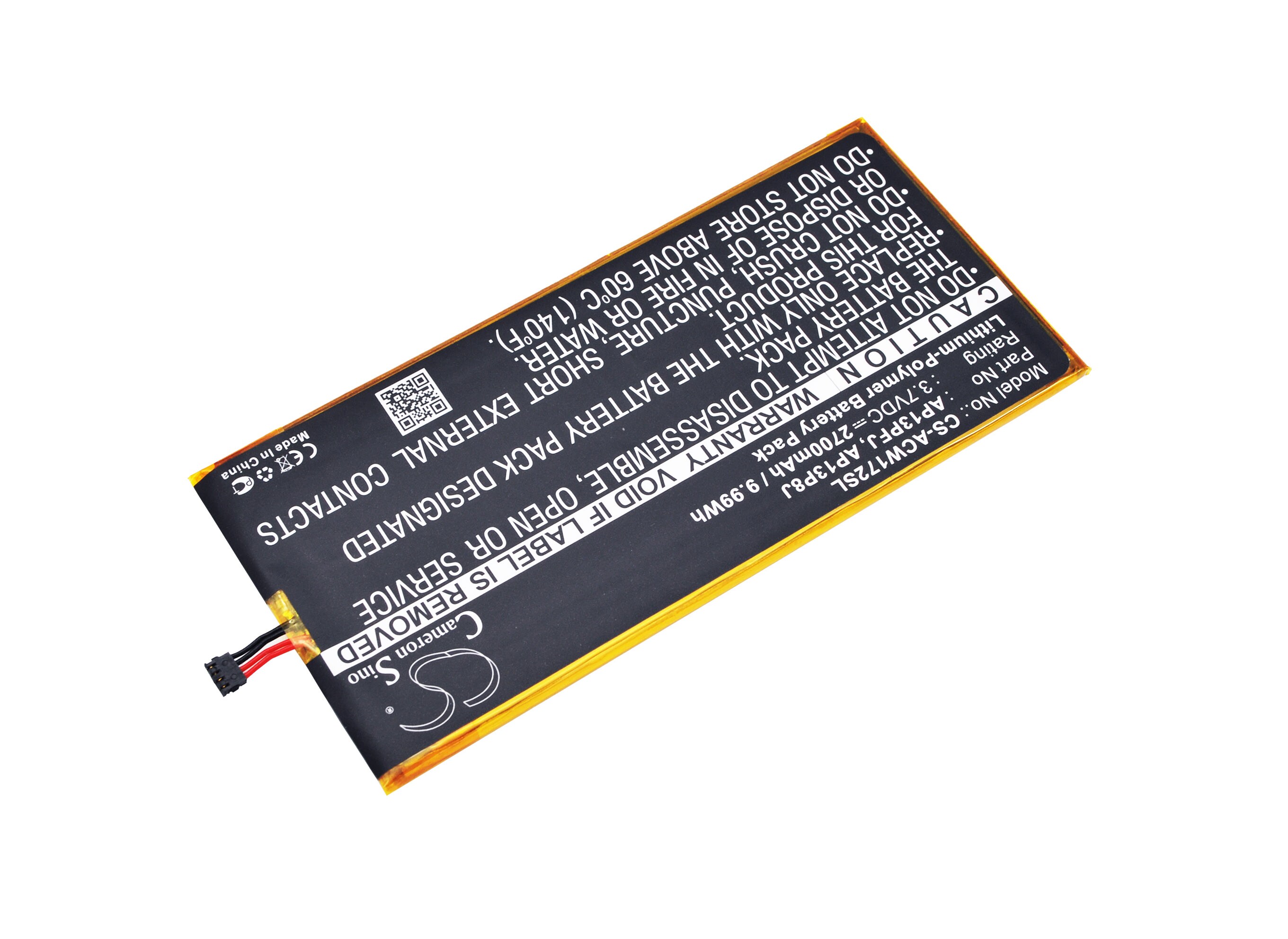Nettbrettbatteri for Acer Iconia B1-720, Iconia B1-720-L864 og andre.