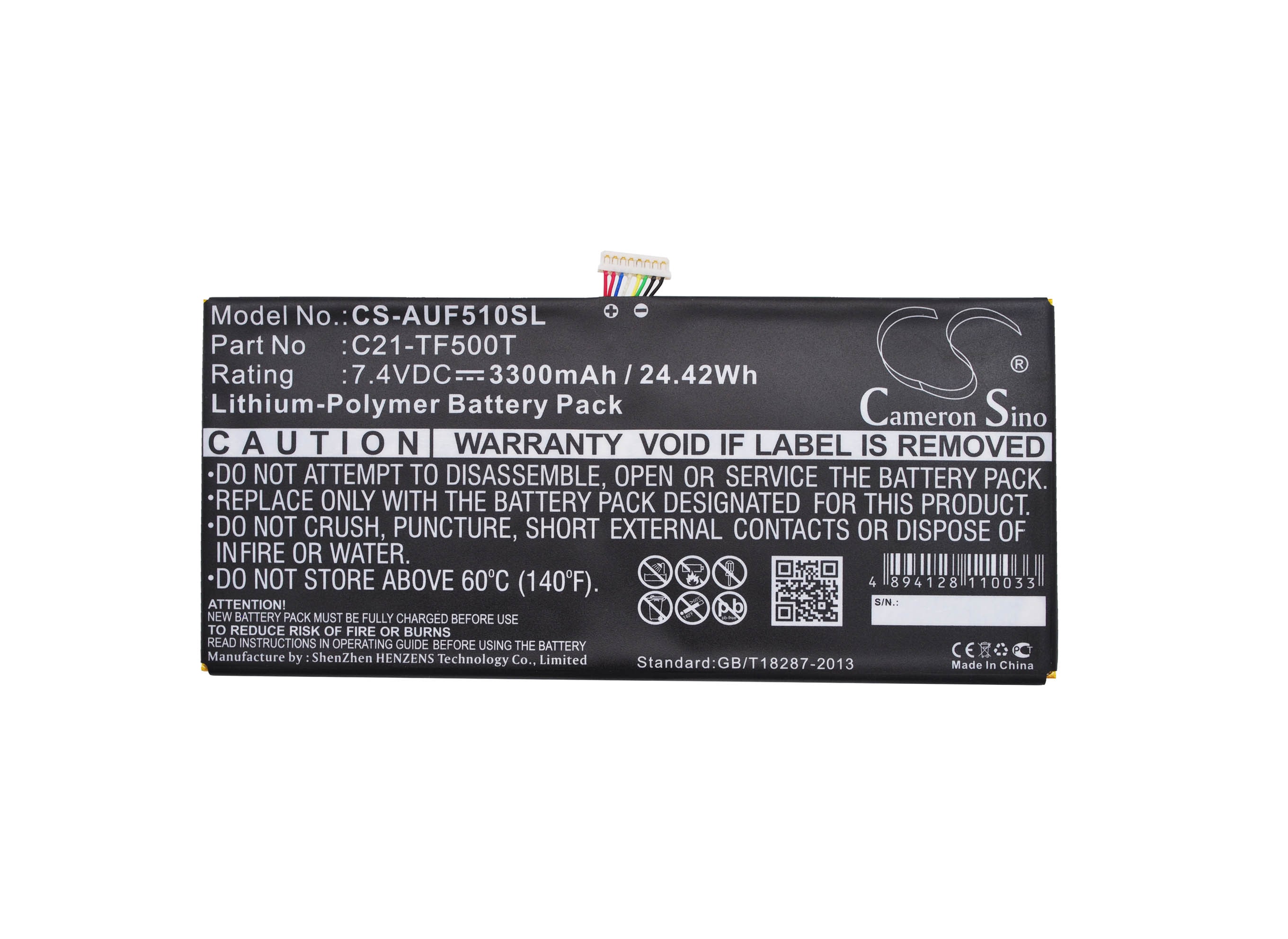 Batteri til nettbrett for Asus Transformer Pad TF500T