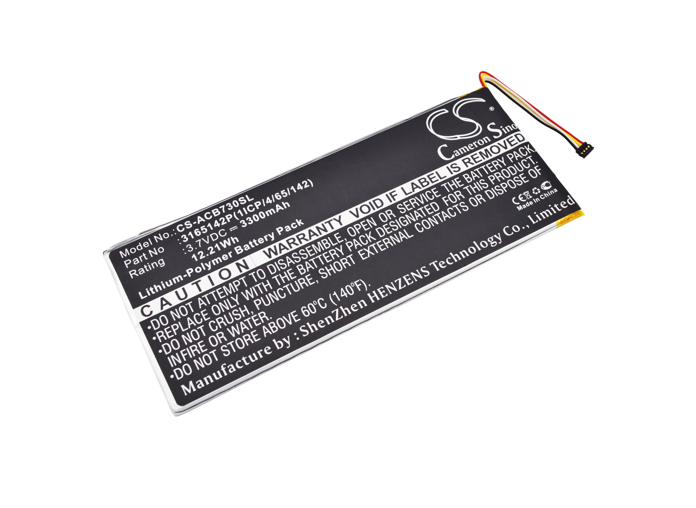 Nettbrettbatteri for Acer Iconia One 7 B1-730, Iconia One 7 B1-730HD og andre.