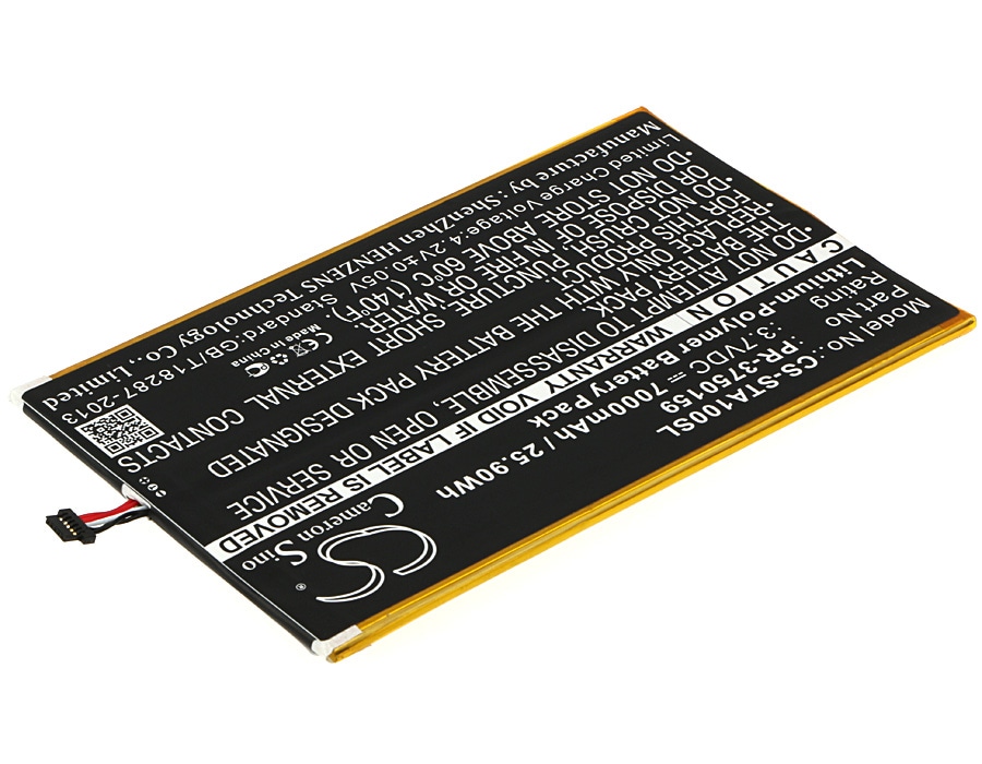 Batteri til nettbrett for INSIGNIA Flex 10.1 NS-15AT10