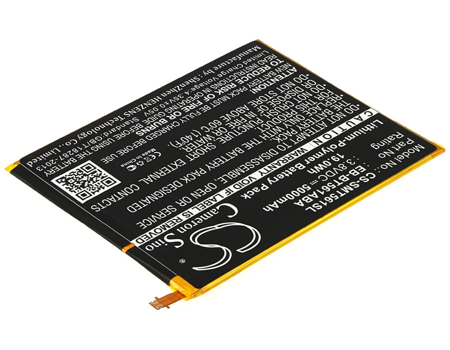 Batteri til nettbrett for Samsung SM-T560, SM-T561, Galaxy Tab E Nook Edition 9.6 og andre.