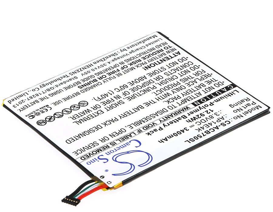 Batteri til nettbrett for Acer Iconia One 7 B1-750