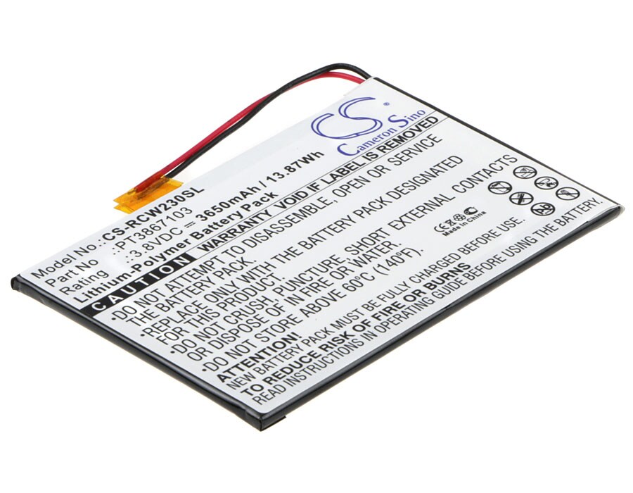Batteri til nettbrett for RCA RCT6272W23, 7"