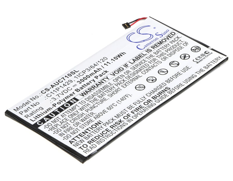 Nettbrettbatteri for Asus Zenpad C7.0, Zenpad Z710C, Z710C-AI-BK og andre.