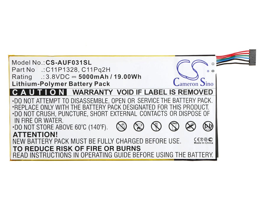 Batteri til nettbrett for Asus Transformer Pad 3G, TF103CG, TF0310CG 16GB og andre.
