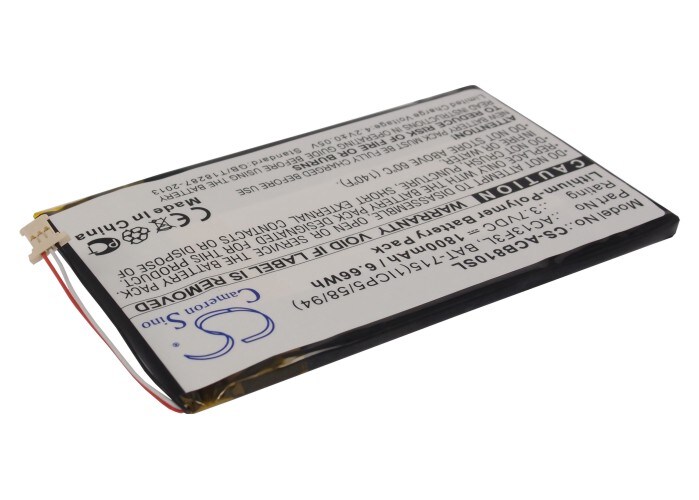 Nettbrettbatteri for Acer B1-A71, Tab B1, Iconia B1-A71 og andre.