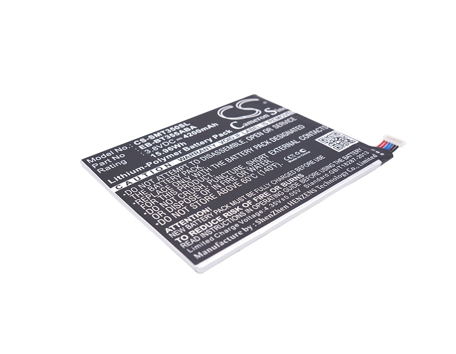 Batteri til nettbrett for Samsung SM-T350, Galaxy Tab A 8.0, SM-P350 og andre.