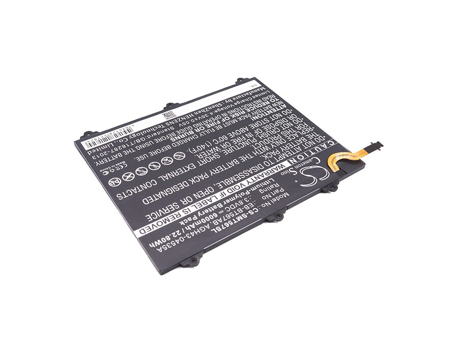 Batteri til nettbrett for Samsung SM-T567, SM-T567V, Galaxy Tab E 9.6 XLTE og andre.