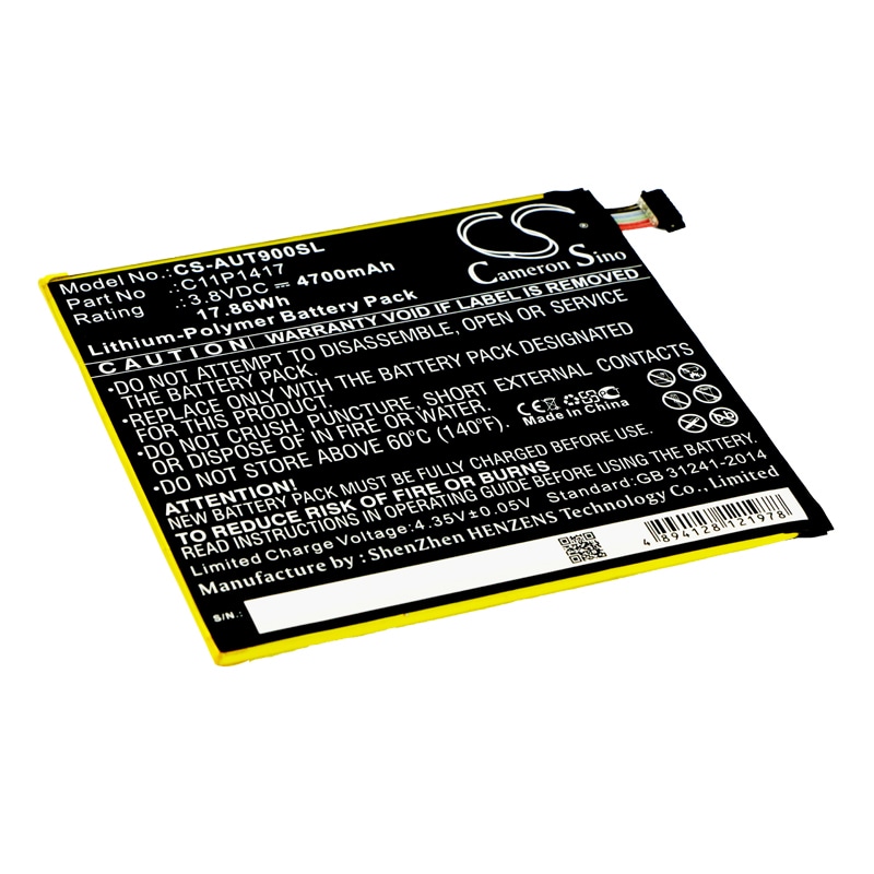 Batteri til nettbrett for Asus Transformer Book T90, ansformer Book T90 Chi
